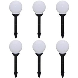 Ulkolamput polulle 6 kpl led 20 cm maapiikillä