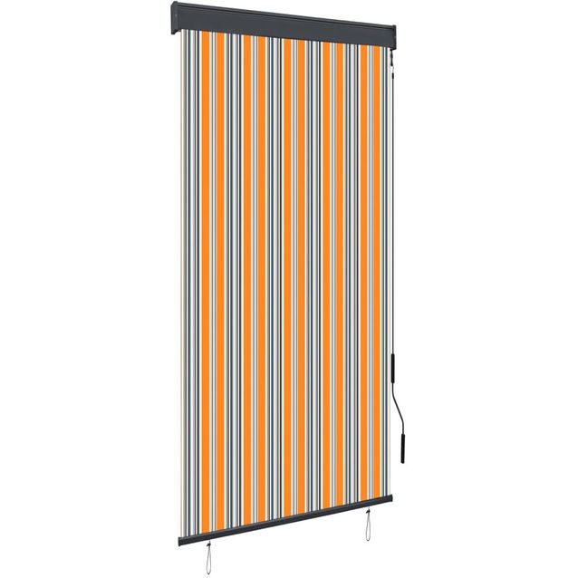 Ulkorullaverho 100x250 cm keltainen ja sininen_1