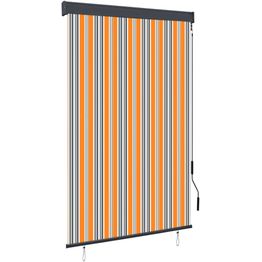 Ulkorullaverho 120x250 cm keltainen ja sininen