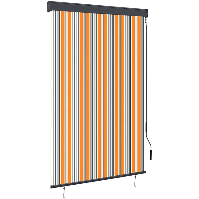 Ulkorullaverho 120x250 cm keltainen ja sininen_1