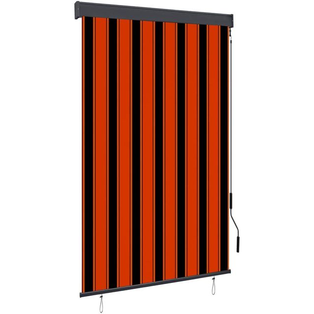 Ulkorullaverho 120x250 cm oranssi ja ruskea_1