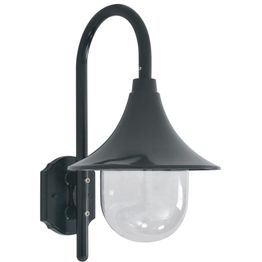 Ulkoseinävalaisin e27 42 cm alumiini tummanvihreä