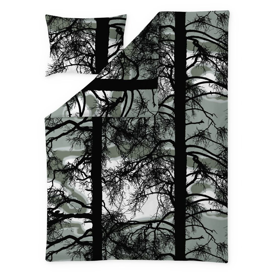 Pussilakanasetti Vallila Kelohonka, 150x210cm, minttu