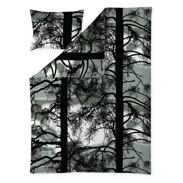 Pussilakanasetti Vallila Kelohonka, 150x210cm, minttu