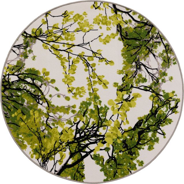 Pyöreä matto Vallila Retriitti, ø133cm, vihreä