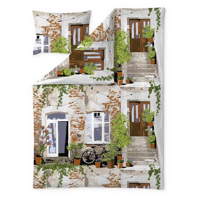 Pussilakanasetti Vallila Sisäpiha, 150x210cm, laventeli