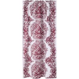 Sivuverho Vallila Mandariini, 140x240cm, punainen/valkoinen