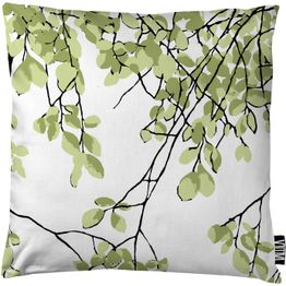Koristetyynynpäällinen Vallila Lehtisade, vihreä, 43x43cm