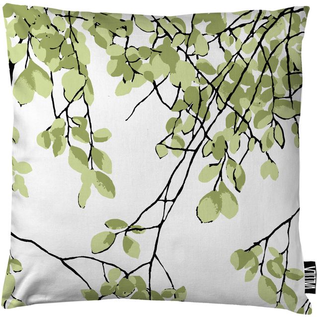 Koristetyynynpäällinen Vallila Lehtisade, 43x43cm, vihreä