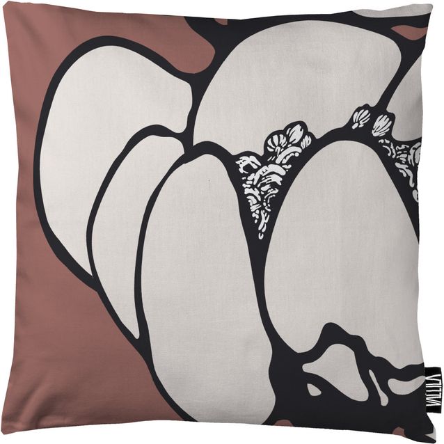 Koristetyynynpäällinen Vallila Makeba, 43x43cm, punasavi