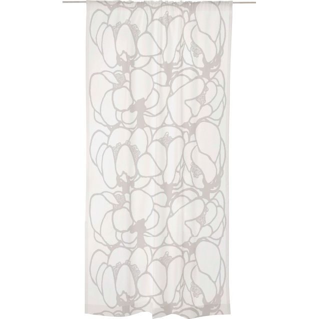 Sivuverho Vallila Makeba Classic SS23 140x250cm valkoinen