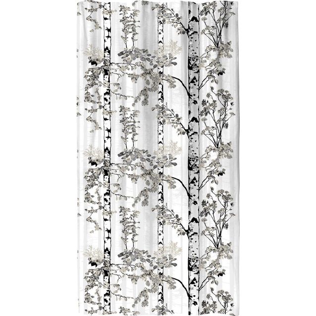 Valoverho Vallila Luontopolku 140x250cm harmaa/beige