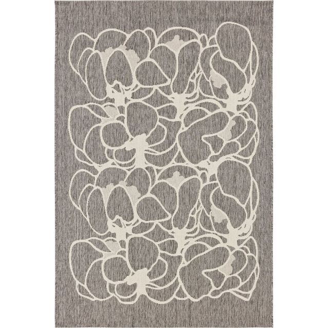 Keskilattiamatto Vallila Makeba 160x230cm harmaa