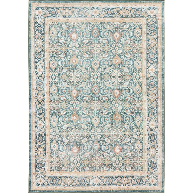 Keskilattiamatto Vallila Jalokivi 140x200cm turkoosi