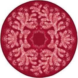 Pyöreä joulumatto Vallila Havunen, eri värejä ja kokoja