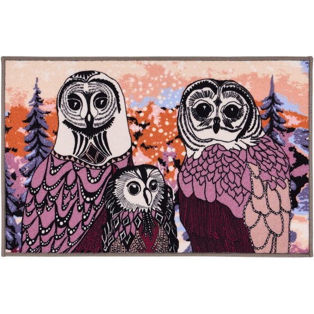 Kynnysmatto Vallila Huhuu, 50x80cm