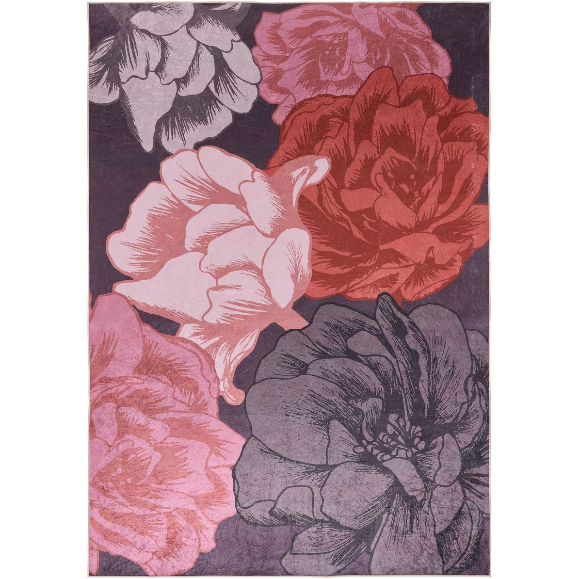 Matto Vallila Juhannusruusu Glossy, 140x200cm, terra