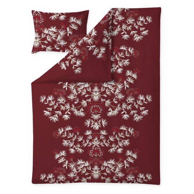 Pussilakanasetti Vallila Havunen, 150x210cm, punainen