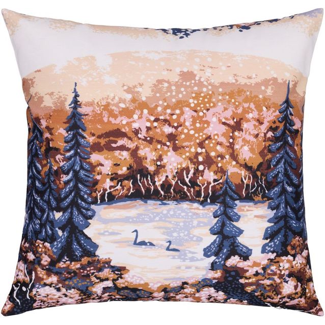 Koristetyynynpäällinen Vallila Muonio 150v, 43x43cm, okra