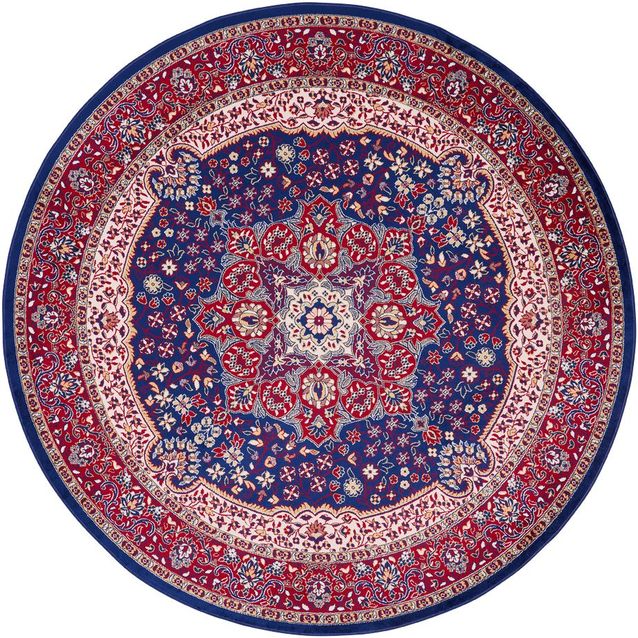 Pyöreä matto Vallila Sahrami, Ø160cm, punainen/sininen