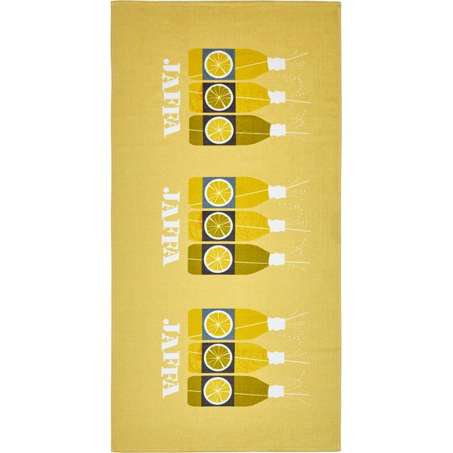 Kylpypyyhe Vallila Jaffa, 70x140cm, keltainen