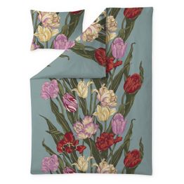 Satiinipussilakanasetti Vallila Kukoistus, 150x210cm