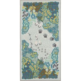 Käytävämatto Vallila Tassuttelu, 80x160cm, minttu