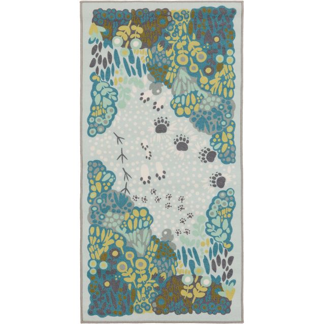 Käytävämatto Vallila Tassuttelu, 80x160cm, minttu