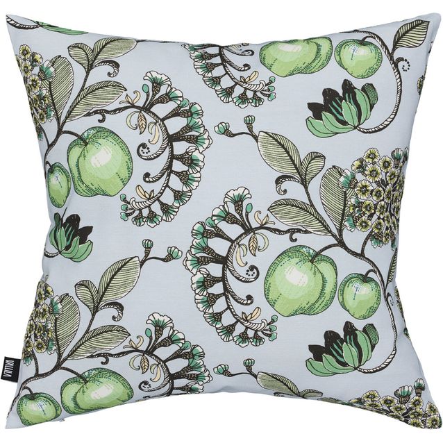 Koristetyynynpäällinen Vallila Persikka, 43x43cm, vihreä