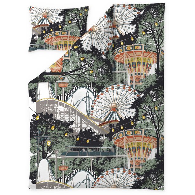 Pussilakanasetti Vallila Lintsi 150x210cm multi