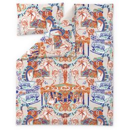 Lasten pussilakanasetti Vallila x Linnanmäki Fanfaari 120x160cm + 40x60cm multi