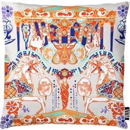 Koristetyynynpäällinen Vallila x Linnanmäki Fanfaari 43x43cm multi