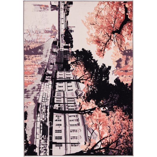 Matto Vallila Aurajoki, 133x190cm, terra