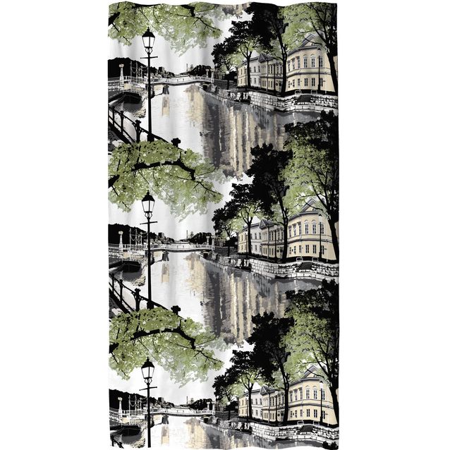 Sivuverho Vallila Aurajoki, 140x250cm