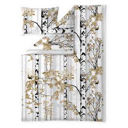 Pussilakanasetti Vallila Luontopolku, 150x210cm , ruskea