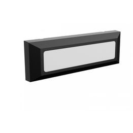 Julkisivuvalaisin Spectrum Encanta 6W CCT IP54 pintakiinnitettävä 230x80x30mm musta