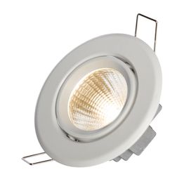 Upotettava kohdevalaisin Spectrum Fiale II 6W COB 38° 4000K Ø84x41mm valkoinen