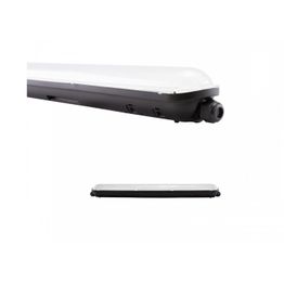 Teollisuusvalaisin Spectrum Limea Gigant PW tiivistetty 600mm 20W 4000K 120° IP65 IK10 musta