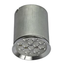 Alasvalo Spectrum Chloe 12LED 12W 60° Ø107.5x120mm alumiini, eri värilämpötiloja