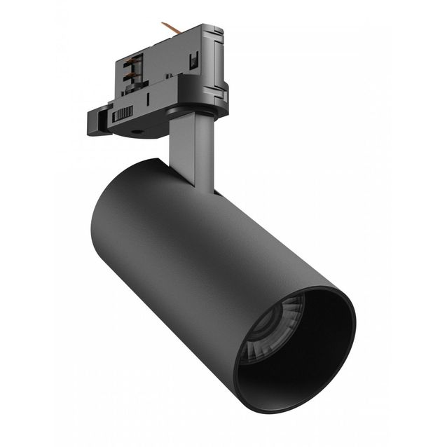 LED-spottivalaisin Spectrum Andromeda Prime 3-vaihekiskoon CCT 16W 25° IP20 Ø63x134x184mm musta