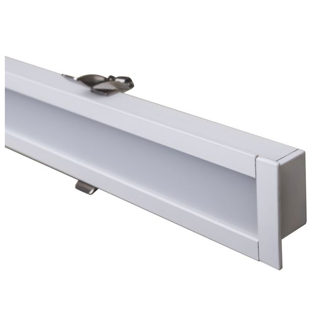 LED-kohdevalaisin Spectrum Allday 36W 120° upotettava 1170x60x34.8mm valkoinen, eri värilämpötiloja
