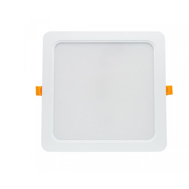 Upotettava alasvalo Spectrum Dure 3 110° IP54 IK06 neliö valkoinen, eri vaihtoehtoja