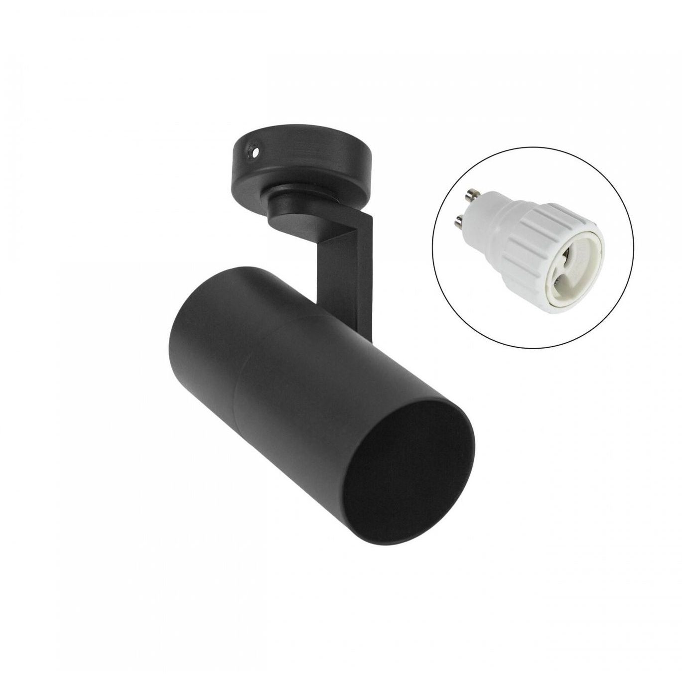 Spottivalaisin Spectrum Madara Mini II GU10 pinta-asennettava 56x120x117mm musta