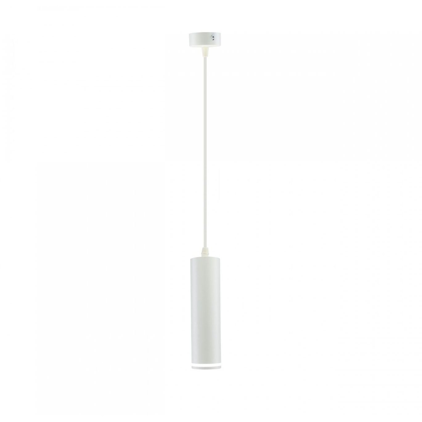 Riippuvalaisin Spectrum Madara Mini Ring GU10 Ø55x200mm valkoinen