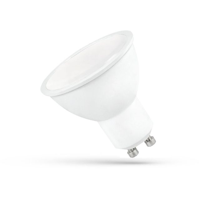 LED-lamppu Spectrum GU10 6W 230V mattalasikupu, eri värilämpötiloja