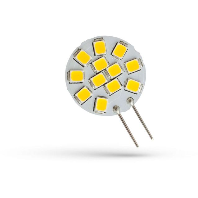 LED-polttimo Spectrum G4 1.2W 12V 20mm, eri värilämpötiloja