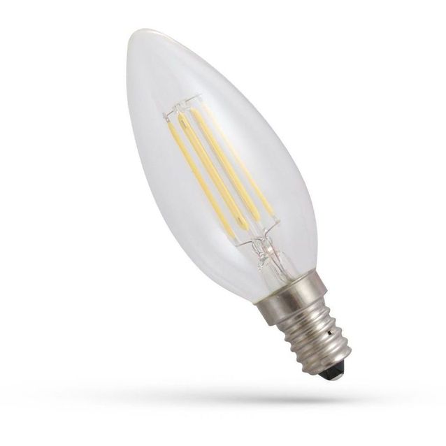 LED-kynttilälamppu Spectrum E14 4W 230V 2700K kirkas