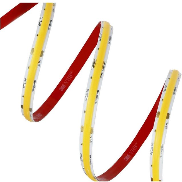 LED-nauha Spectrum 24V 55W IP20 ilman silikonia, 5m, eri värilämpötiloja