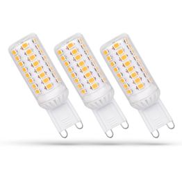 LED-lamppu Spectrum G9 4.9W 230V himmennettävä 3kpl/pkt, eri värilämpötiloja