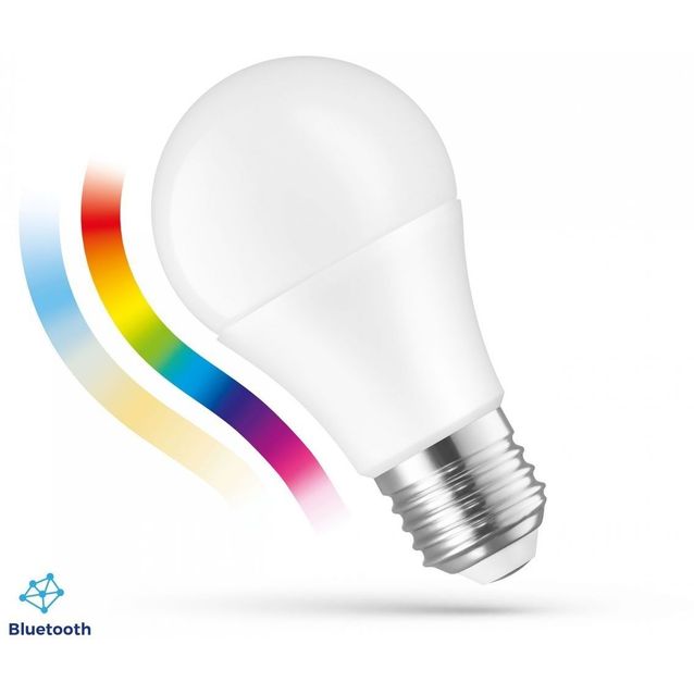 LED-älylamppu Spectrum E27 8.5W 230V RGBW+CCT+DIM 3000-6000K